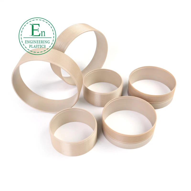 Manufacturer Of Polymer Plastics Cnc Machined Peek Parts Bushing Bearing High-strength Smooth Peek Shaft Sleeve With Good Price