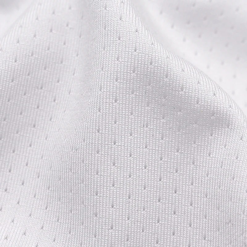 High stretch dry fit cationic mesh fabric single jersey for yoga wear  t shirt