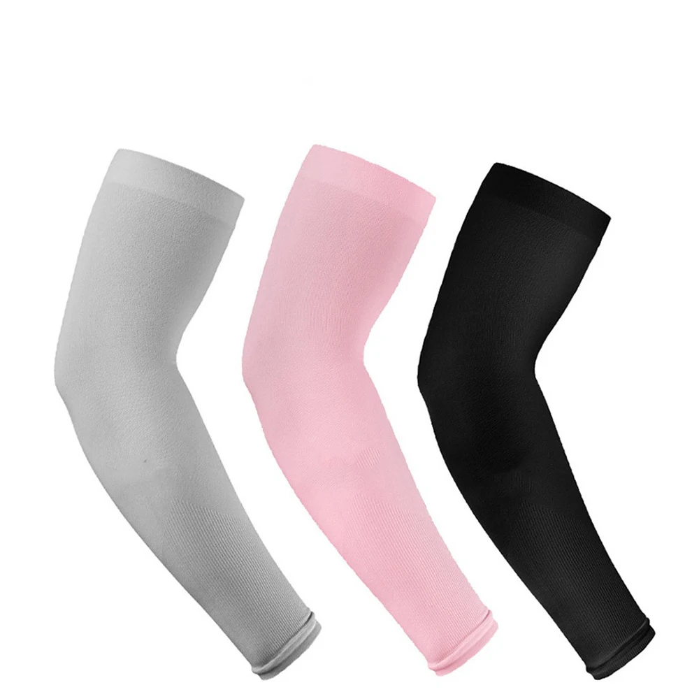 Compression Golf Arm Sleeve Sunscreen Cuff UV Sun Protection Arm Sleeves Anti-Slip Men Women Long Gloves