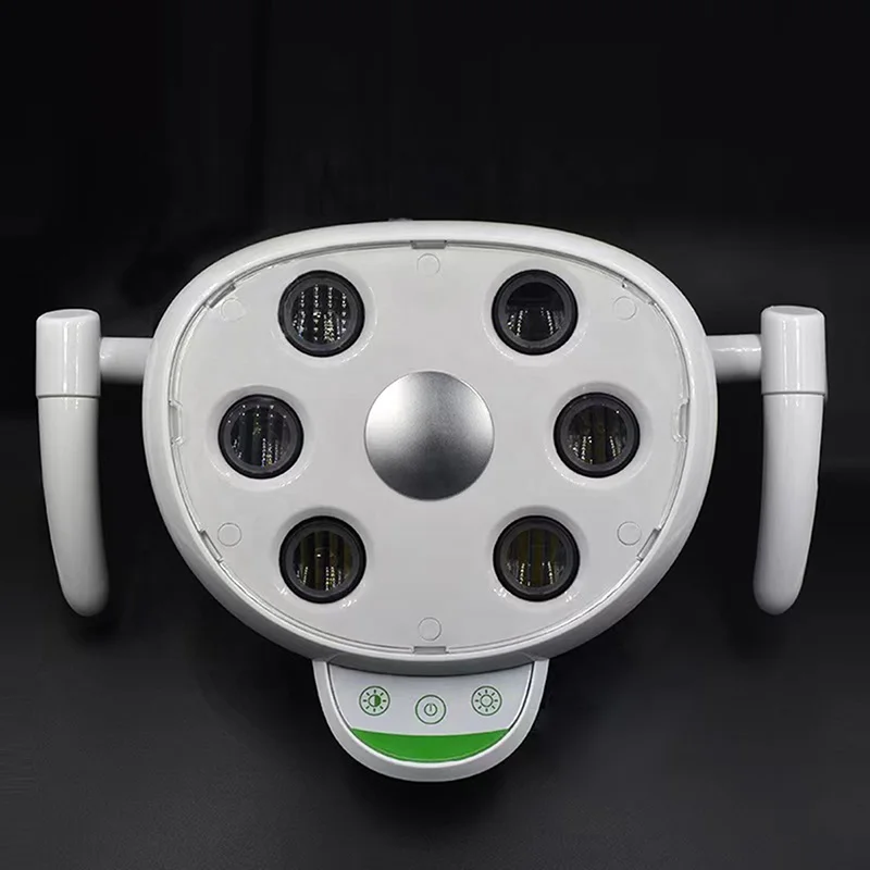 Dental Lamp 6 Beads Dual Colour Temperature Round Surgical Lamp Infrared Switch Large Beads dental light dental supply companies