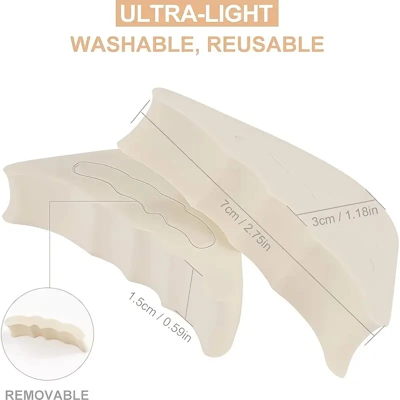High Heel Anti-slip Foot Care Adjustable Big Toe Filler Insole Pad Soft Removable Sponge Toe Plug Forefoot Pad