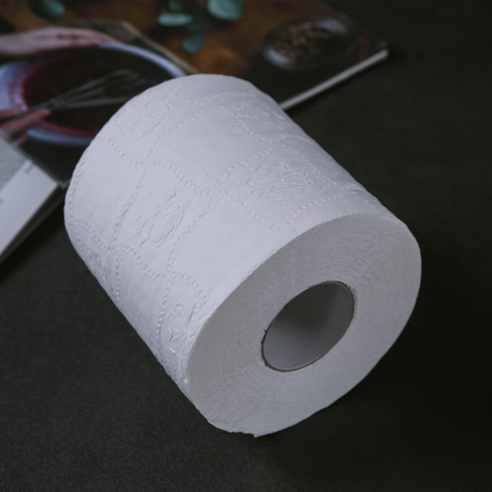  China Manufacturer Designer Brand Recycled Pulp Toilet Tissue rolls