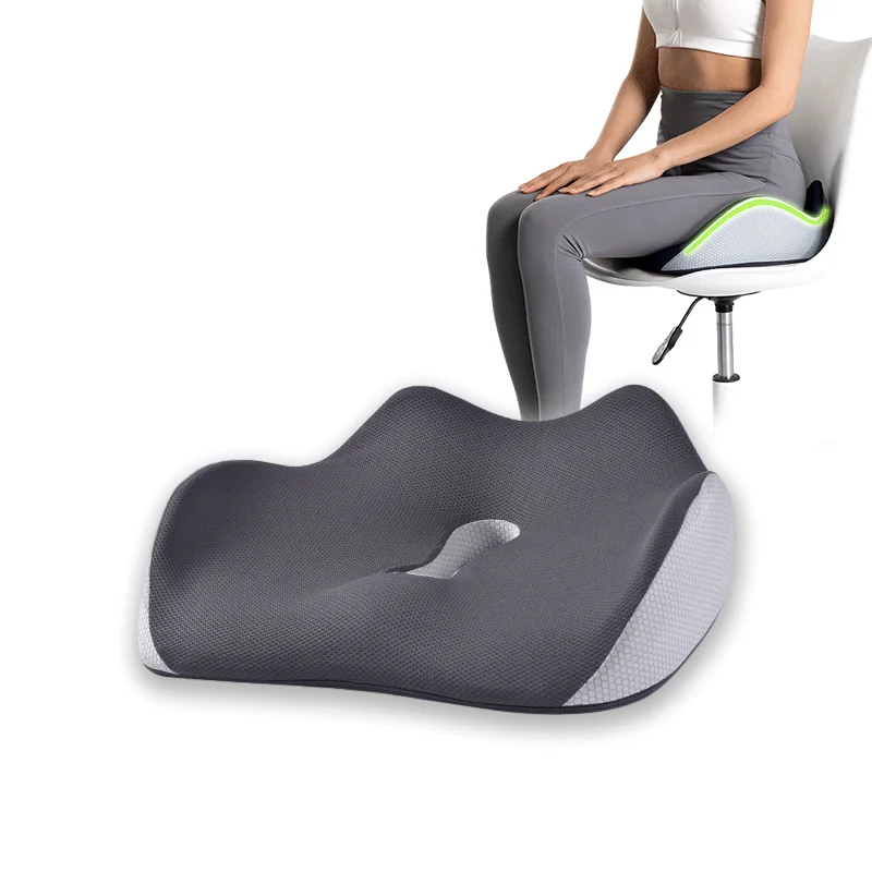 OEM Custom Coccyx Orthopedic Comfort Car Chair Memory Foam Ergonomic Pressure Pain Relief Seat Cushion