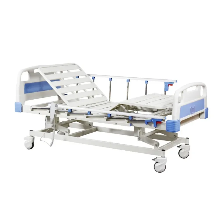 Mechanical Manual Medical Bed with two cranks for hospital