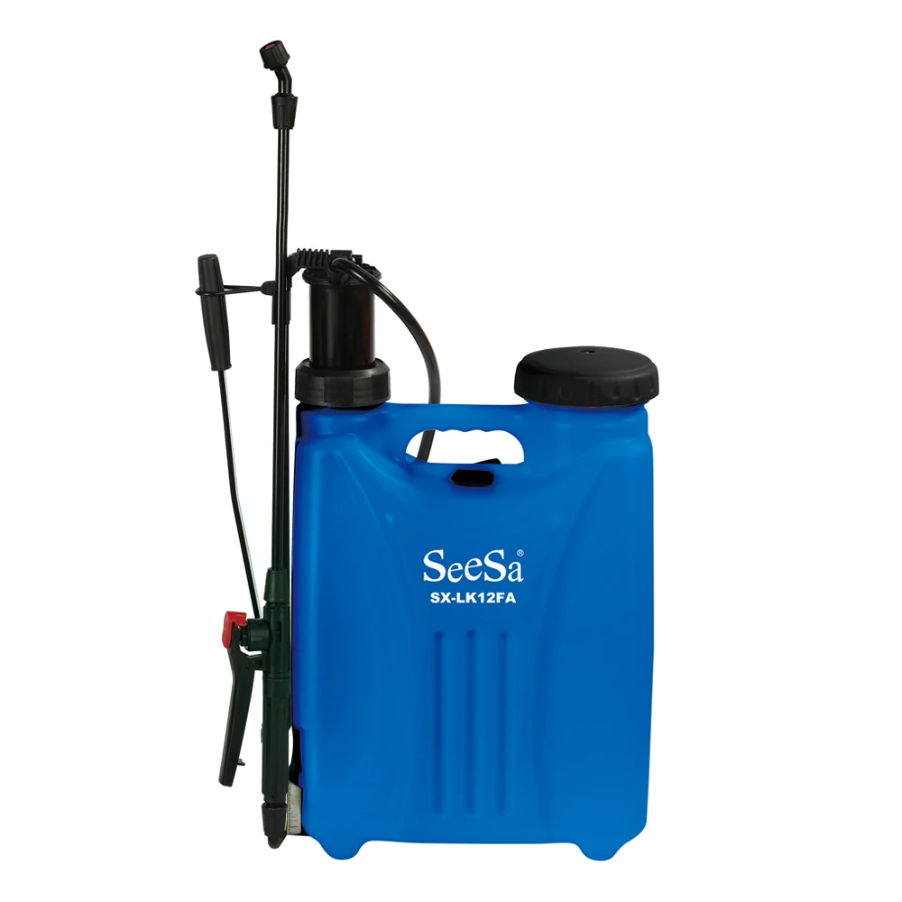 Seesa (SX-LK12FA) 12L portable agriculture garden tools plastic knapsack manual pump sprayer