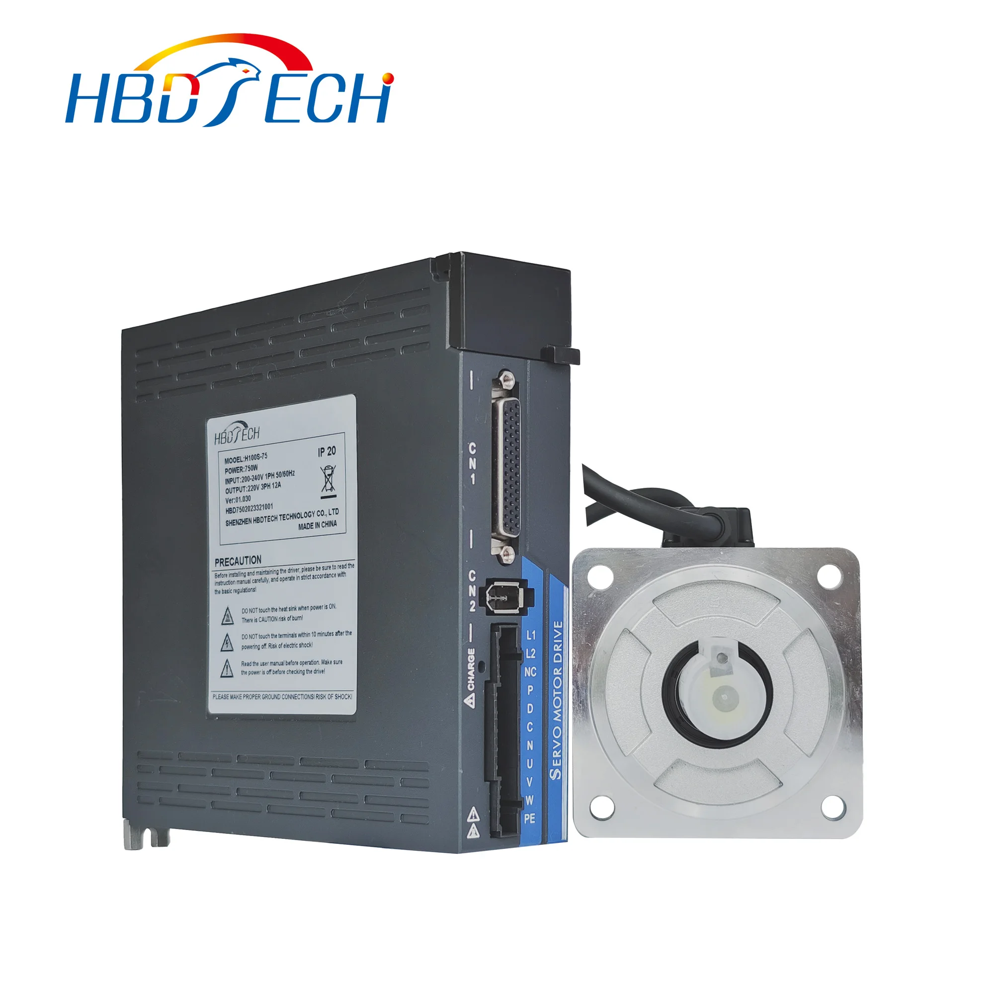 HBDTECH H100S Precision Control Servo Motor for CNC Automation