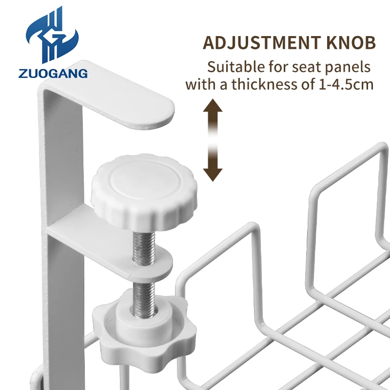 High Quality Metal Under Desk Cable Management Tray No Drill - Under Desk Cable Organizer Storage Rack for Wire Management