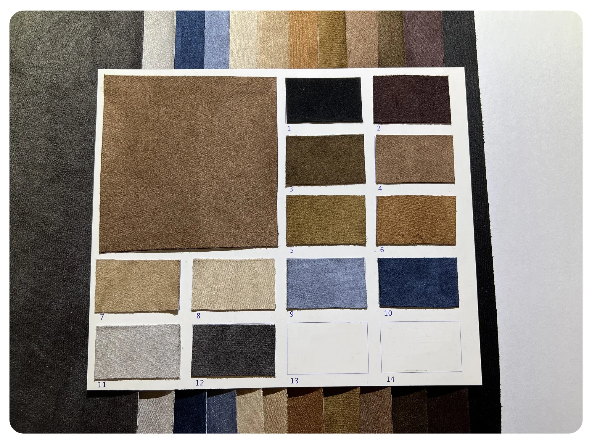 Self Adhesive Leather Suede Fabric for Automotive