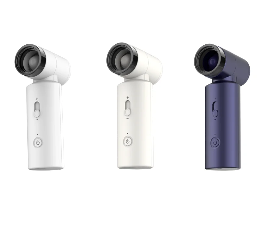 2024 new trend Turbo Fan leafless Small Mini Portable Hair Dryer  USB Rechargeable Handheld Fan Machine Outdoor travel fan