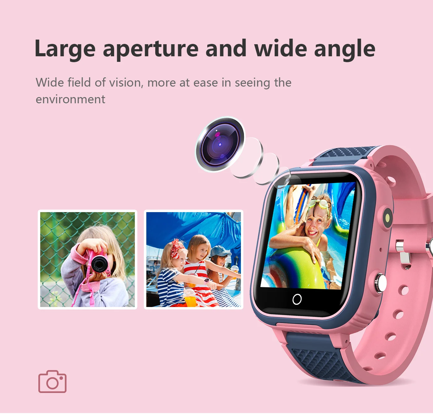 Vivistar Nano LT21 Видеозвонок GPS LBS Wifi SOS 1 4 'IPS 4G Детские Смарт-часы с сенсорным экраном водонепроницаемые для