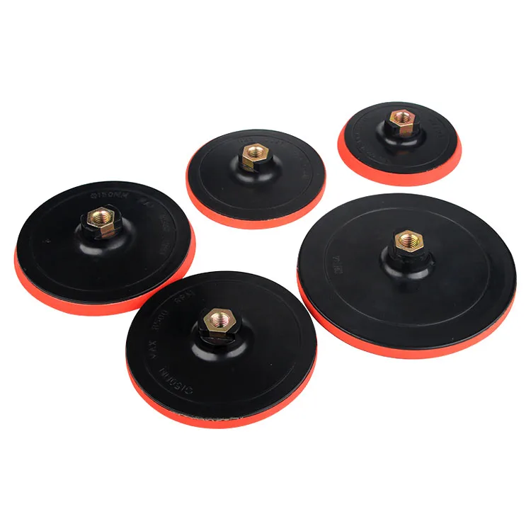 3mm  100/115/125/150/180mm EVA Plastic Backing Pad With Hook And Loop