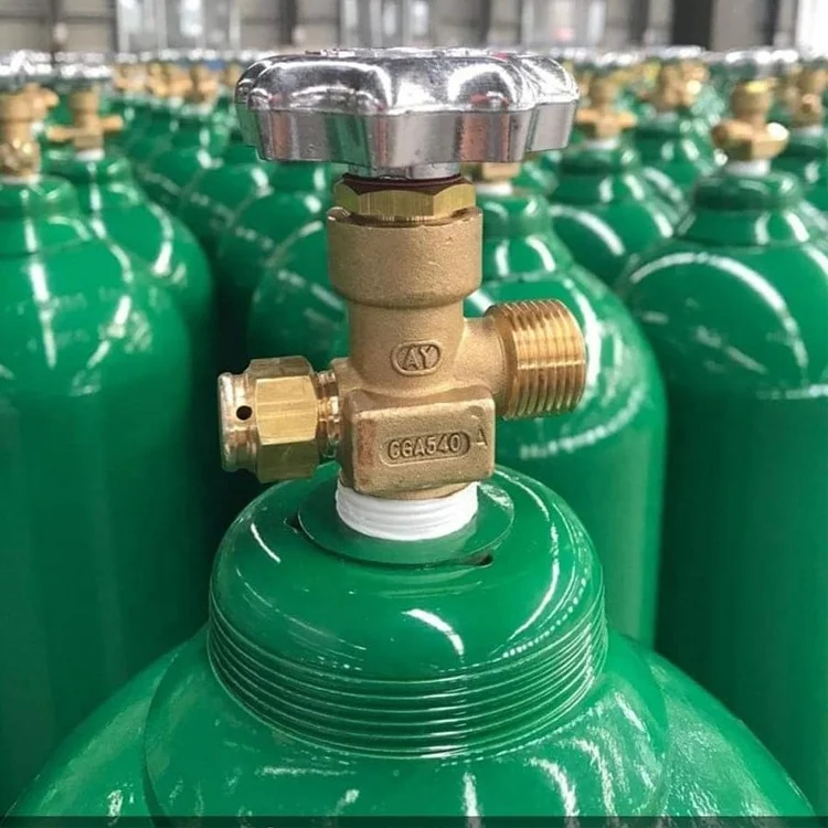 Cheap Price Oxygen Cylinder Valve Working Pressure 2175psi CGA350 CGA540 Brass Valve