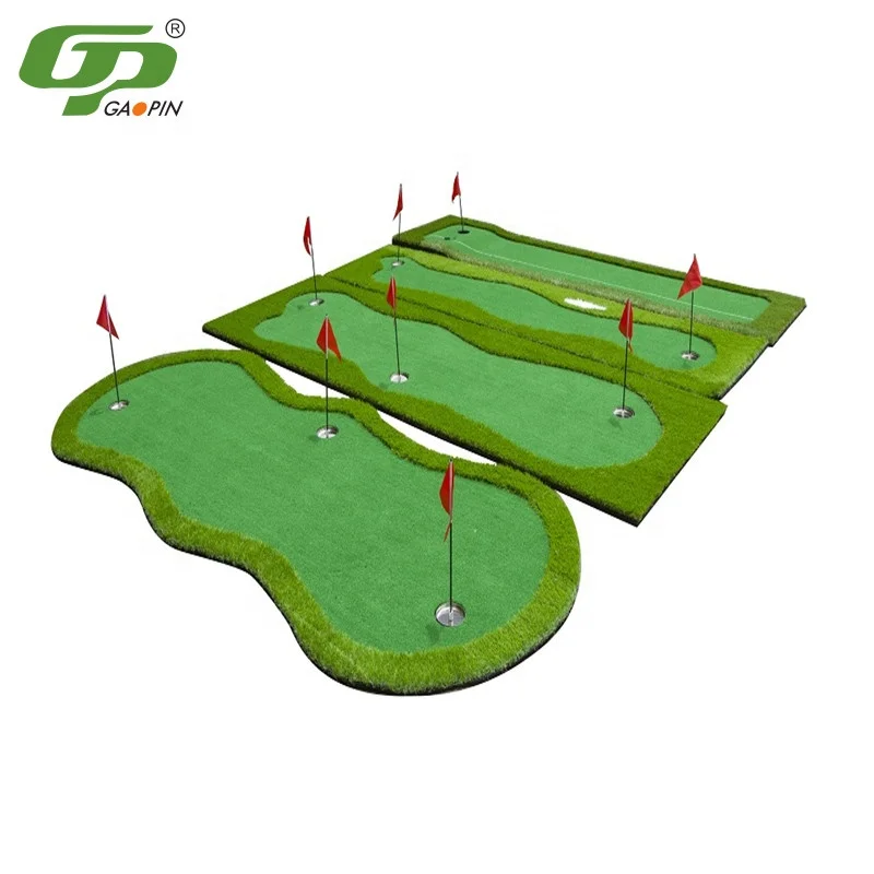 Factory Large Golf Green Golf Putting Green Mat Putting Carpet Mini Golf Course Portable Putting Matt