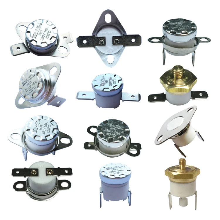 New Listing Excellent Quality Ksd301 Thermal Switch Adjustable Bimetal Snap-Action Thermostat 16A 250V