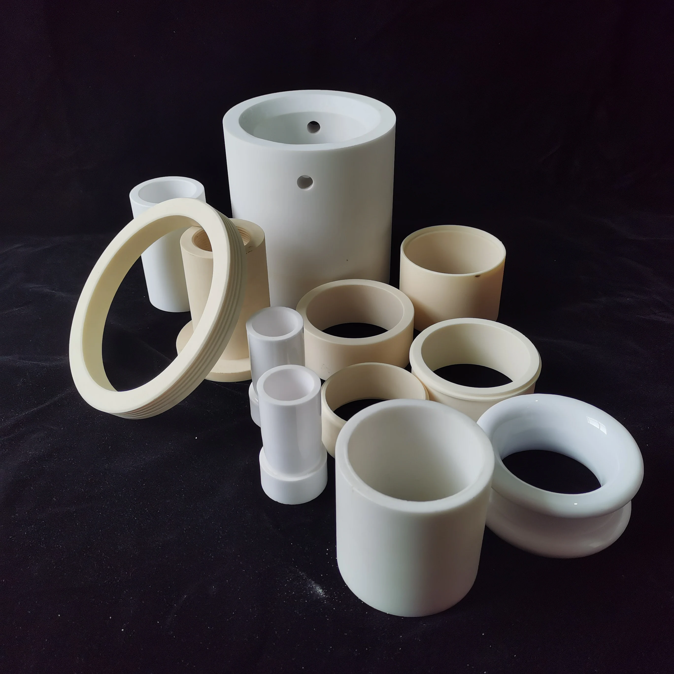 OEM Wear resistance 95% 99% 99.7% alumina ceramic bushing insulator ceramic sleeve