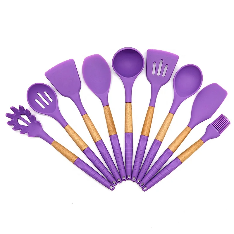 Premium &heat resistant silicone kitchen utensil cooking utensil