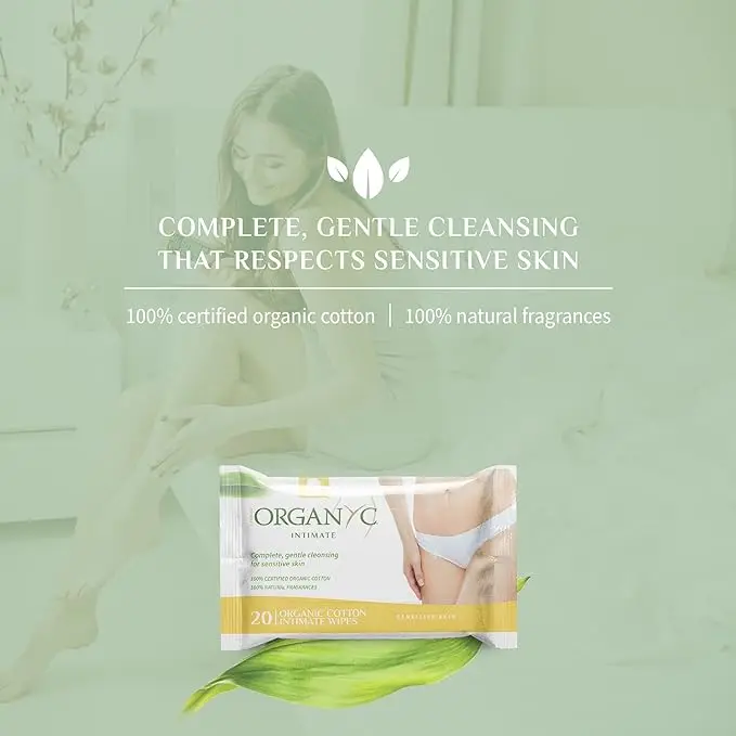 Organic Cotton Intimate Wet Wipes Personal Care Wipes Feminine Hygiene Wet Tissue
