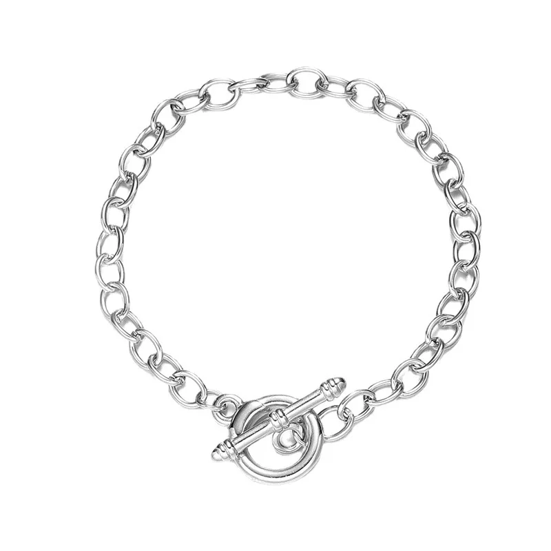 Fashion Diy Graceful Personality Jewelry Popular O-shaped Chain Ot Buckle Bracelet Women Bracelet Wholesale