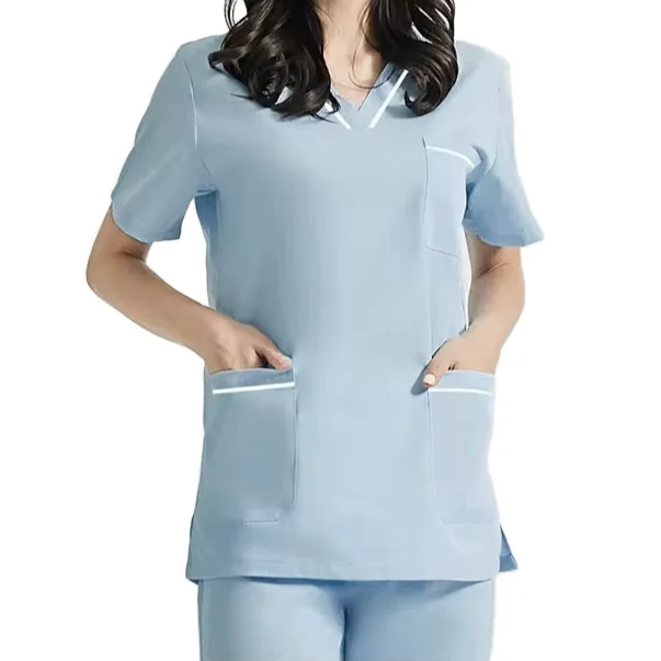 OEM ODM Scrubs Hospital Clothing Nursing Uniforms Scrubs Clothing for Doctor Medical Work Wear Uniforms