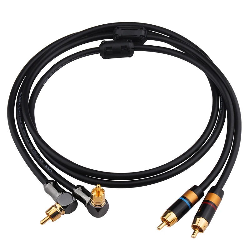 RCA Cable 2RCA to 2 RCA Male to Male Gold Plated RCA Audio Cable  for Home Theater DVD TV Amplifier