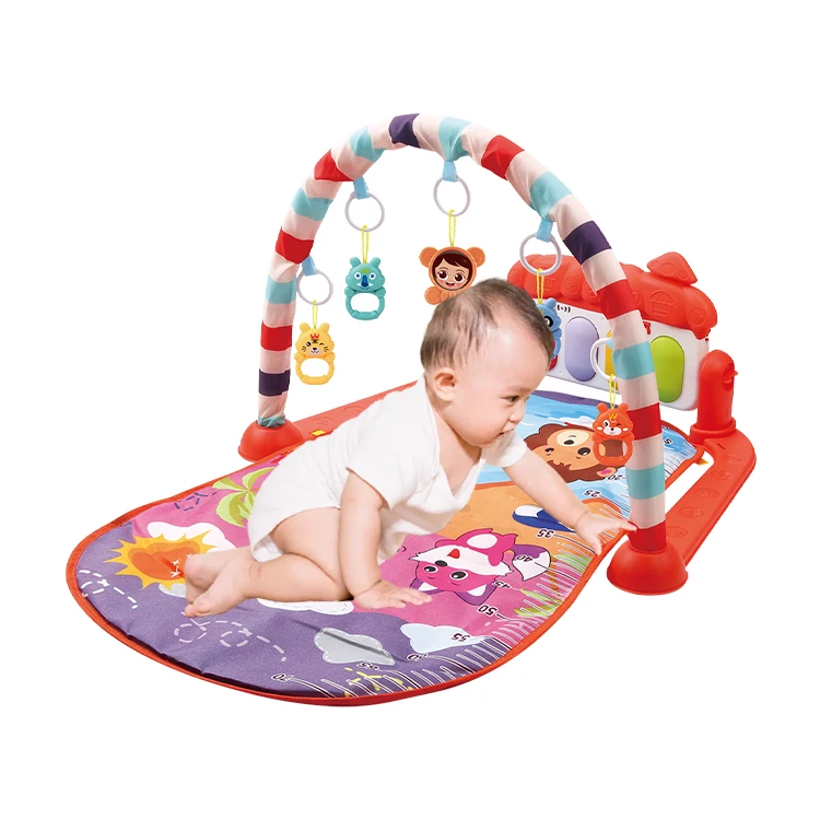 Early Newborn Toys Newborn Baby Play Gym Mat Activity Fitness Sleeping Piano Game Baby Play Mat
