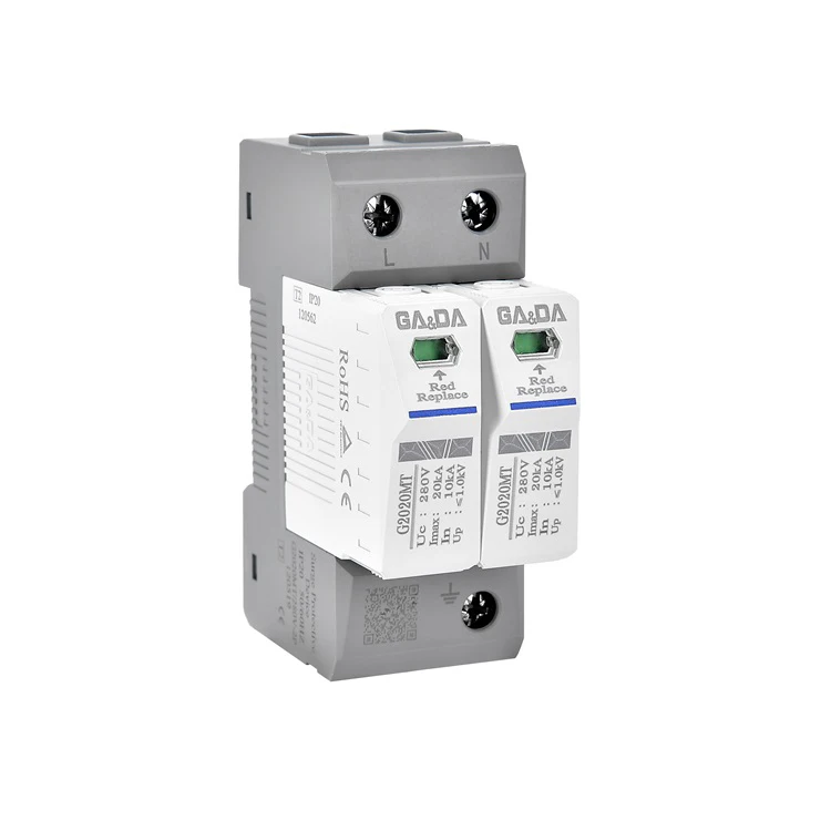 Surge Protection device 2P10KA 20KA 40KA 280V  AC SPD Type c surge protector