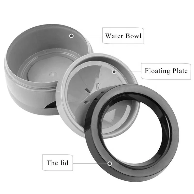 Road Refresher Outdoor Pet Drinking Bowl Resin Dog Cat Tool Water Drinker Anti-Spill Slow Auto-Adjustable Floating Bowl Buoyancy