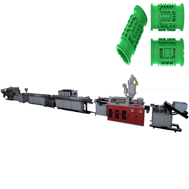 Hyperthermic agricultural irrigation PE Pipe machine/tape inlaid round drip pipe making machine