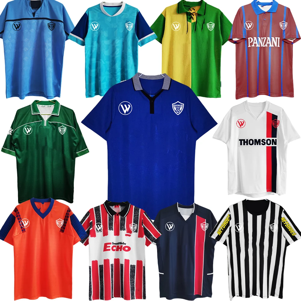 Thailand quality retro soccer jerseys retro football shirt vintage classic stripes soccer jersey retro football Jersey