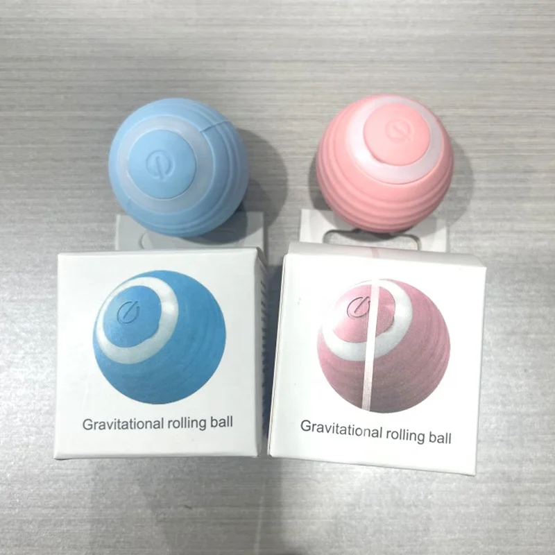Electric Pet Cat Toys Automatic Rolling Smart Cat Ball Training Toy Cat Playing Indoor Interactive Toys