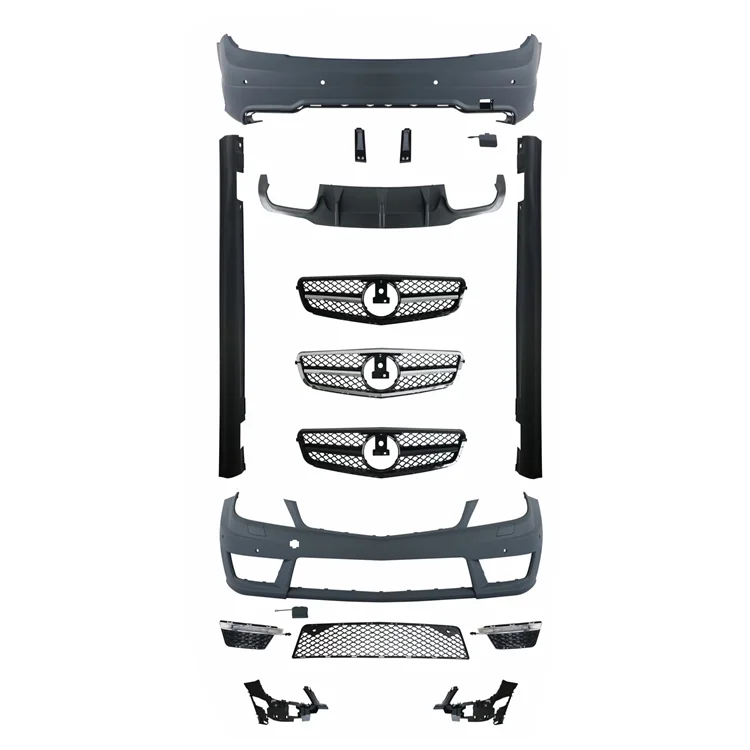 Последний Лидер продаж полный комплект для тела w204 C300 C260 facelift to C63 coupe style 2011 ~ 2014