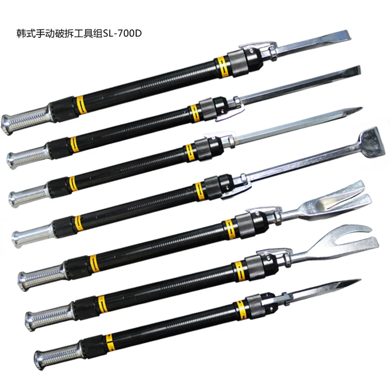 ODETOOLS Korean Manual Breakdown Tool Set Plus Chuck/Shank Point/Flat/Wide Chisels