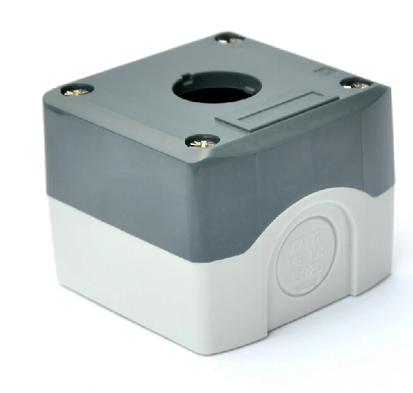 SAIPWELL Manufacturer Single-Phase 230VAC Single Way Emergency Stop Mushroom Head Electrical Switch Box