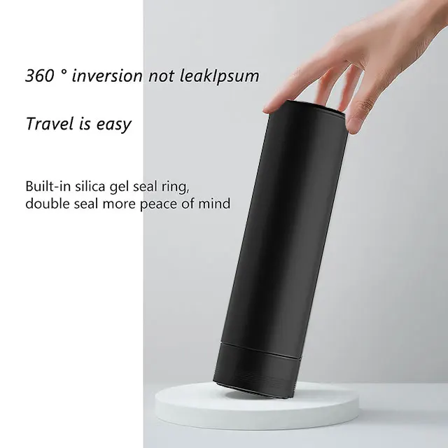 480ml Modern Touch Screen Temperature Control LED Display 304 Stainless Steel Vacuum Insulated Smart Water Bottle