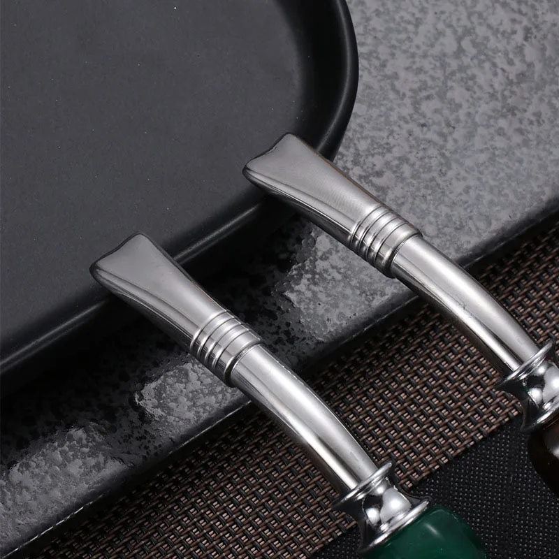 Высококачественные металлические соломинки 304 нержавеющей стали съемные соломенные ложки Yerba Mate с кисточкой в подарочной коробке