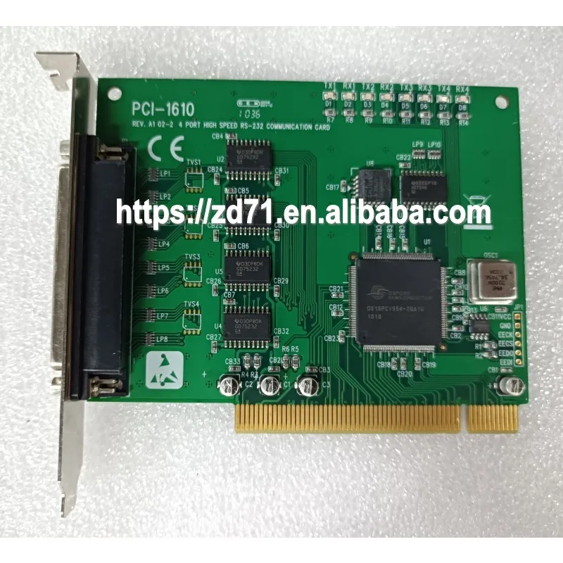 PCI-1610 REV.A1 02-2 4 PORT HIGH SPEED RS-232 COMMUNICATION CARD