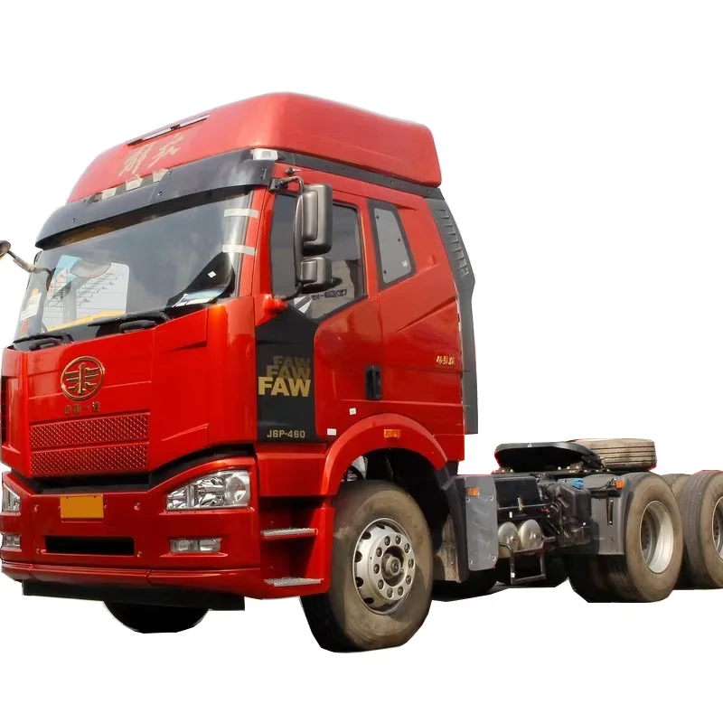 Используемый высококачественный китайский трактор Faw Jiefang J6P 6x4 460 л.с. для тяжелых грузовиков Euro5 дизельный прицеп головка тягача продажи
