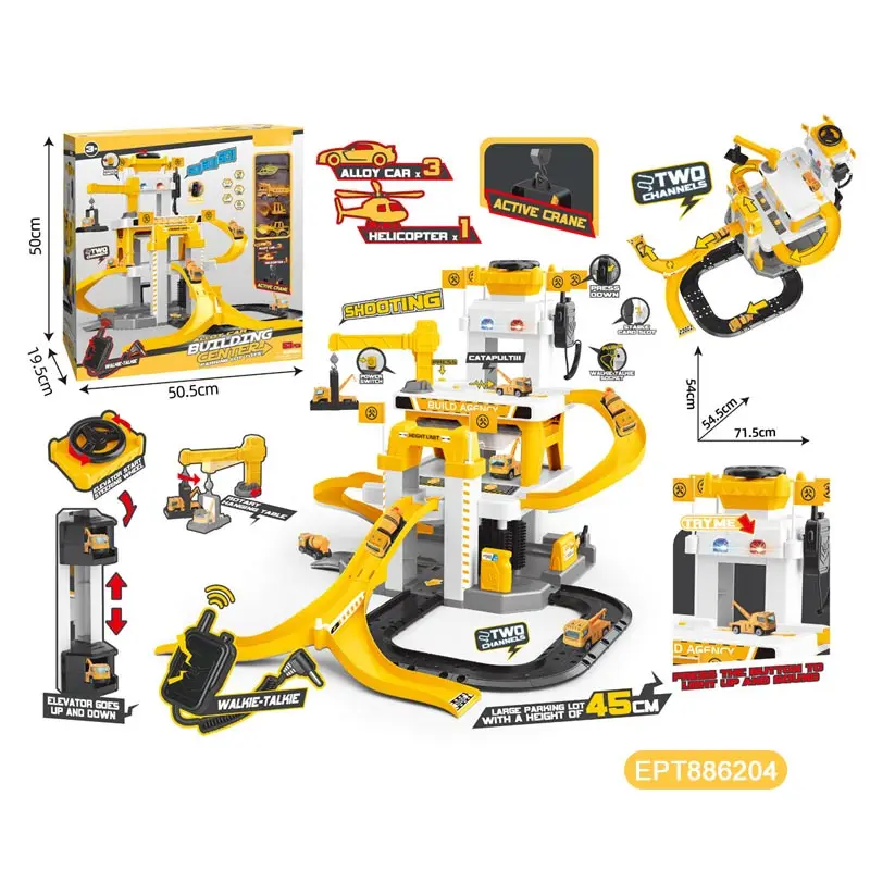 EPT Hot Selling Transformable Fire station Series Toy For Children Kids Birthday Gift