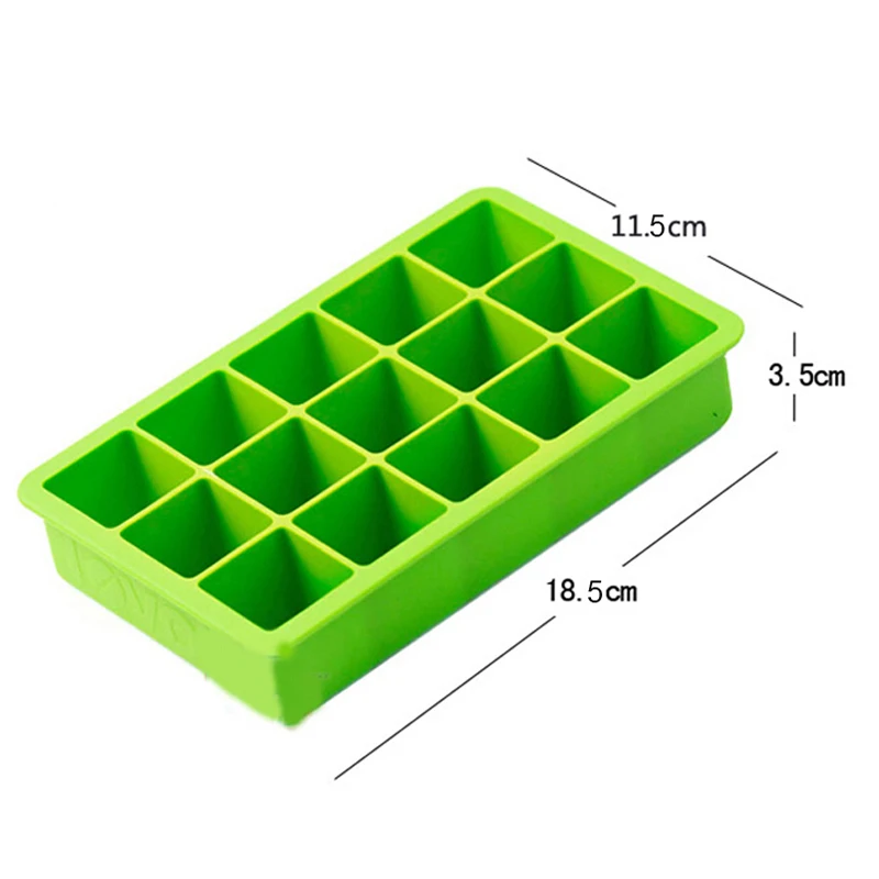 15 cavity ice tube circle cuve block mold maker tray