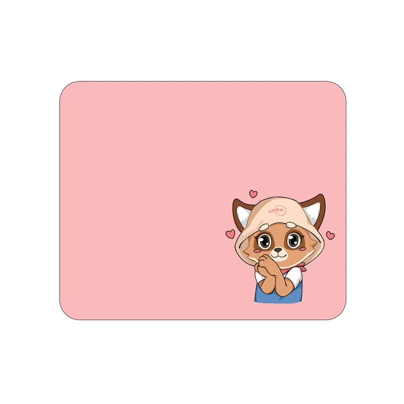 Ready to ship Umila office mousepad Computer natural rubber original customized lock edge multi-color office worker mouse pad