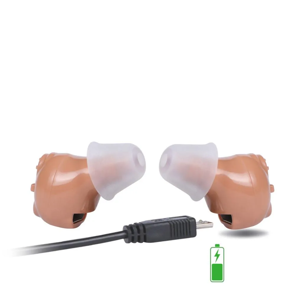 G17 Deaf aids ear aid sound amplifier Hearing Amplfier Best hearing aids Rechargeable Mini Invisible CIC Digital