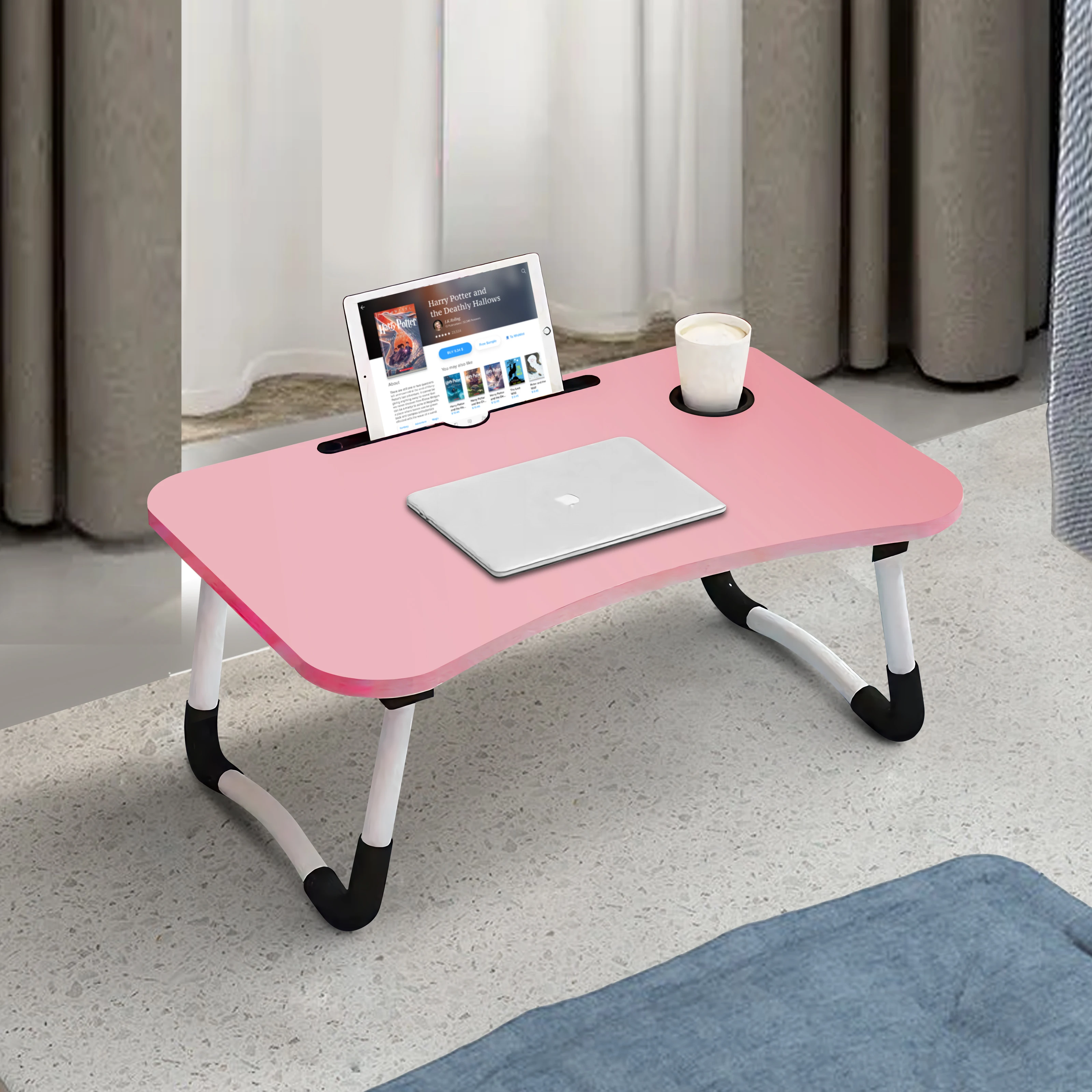 Foldable Bed Tray Laptop Stand Folding Laptop Table Computer Desk