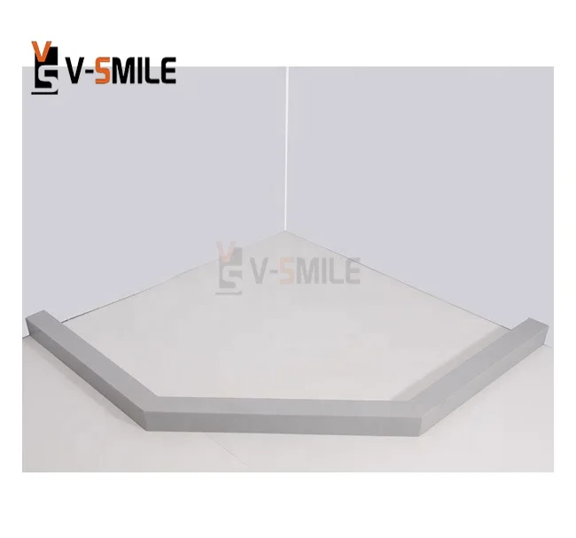 Diamond shape Bathroom decorative waterproof threshold strip Dry And Wet Separation Waterproof Strip