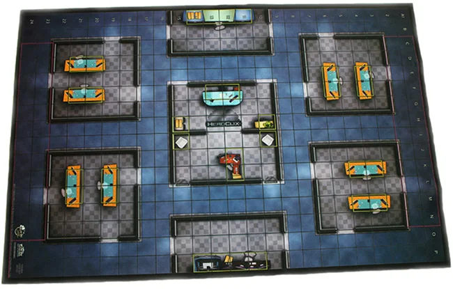 Custom Printing Card Play Mat, Neoprene Board Game Mat For Promotion