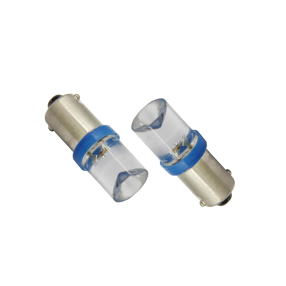Autodragon AC DC #555 44/47 Bayonet Base BA9S Pinball 6 3 вольт светодиодные синие вогнутые Сменные лампы Светодиодная лампа для станка без фиксации