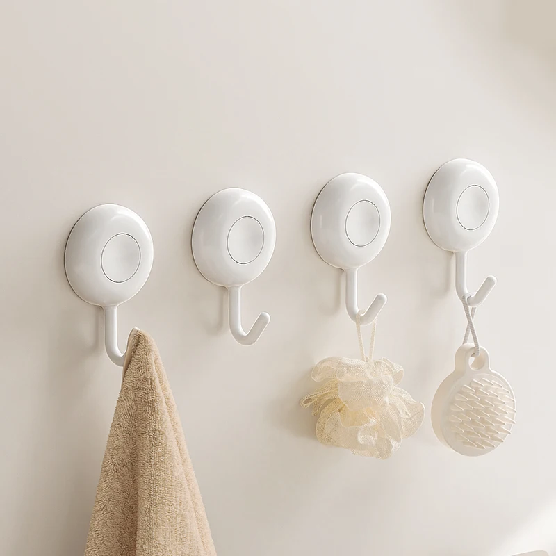 Hanging Coat Jacket Self Adhesive Sticky Hooks Shower Towel Bath Robe sponge Strong Powerful Sticking Traceless Hook with Tape