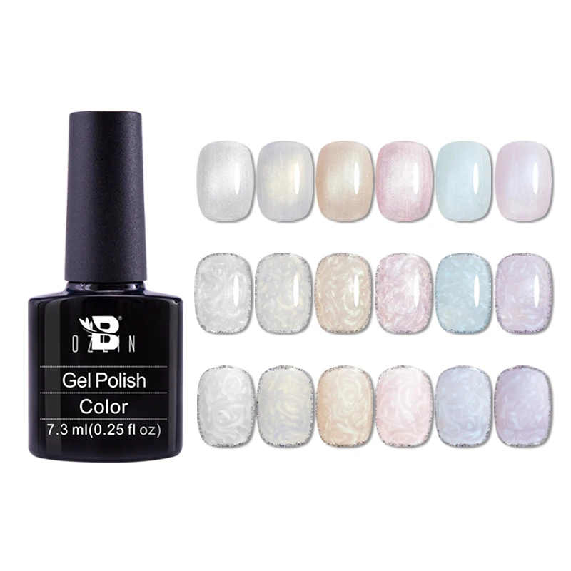 Drop Shipping 6 Colors New Trending Led Uv Shell Thread Gel Paint NailPolish Uv Gel Polish