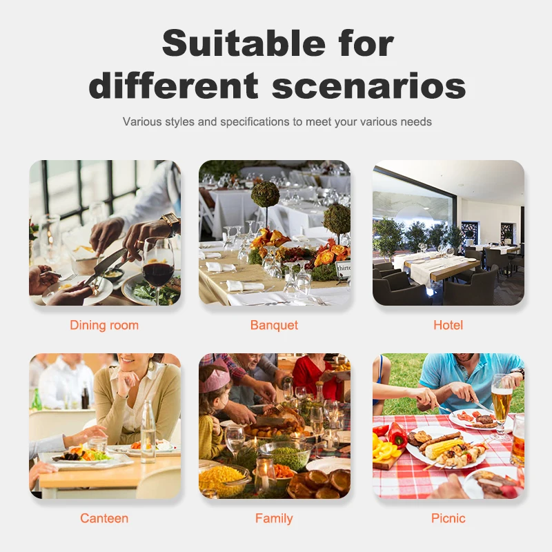 Low Price Custom black flatware 5 pcs stainless steel cutlery set luxury high quality knife fork and spoon set for restaurant