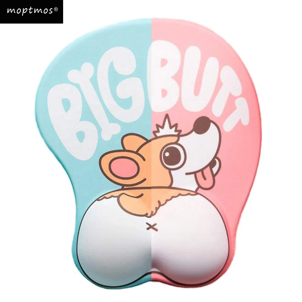 
Factory 3d carton anime breast mouse pad sexy boob mousepad with wrist rest 
