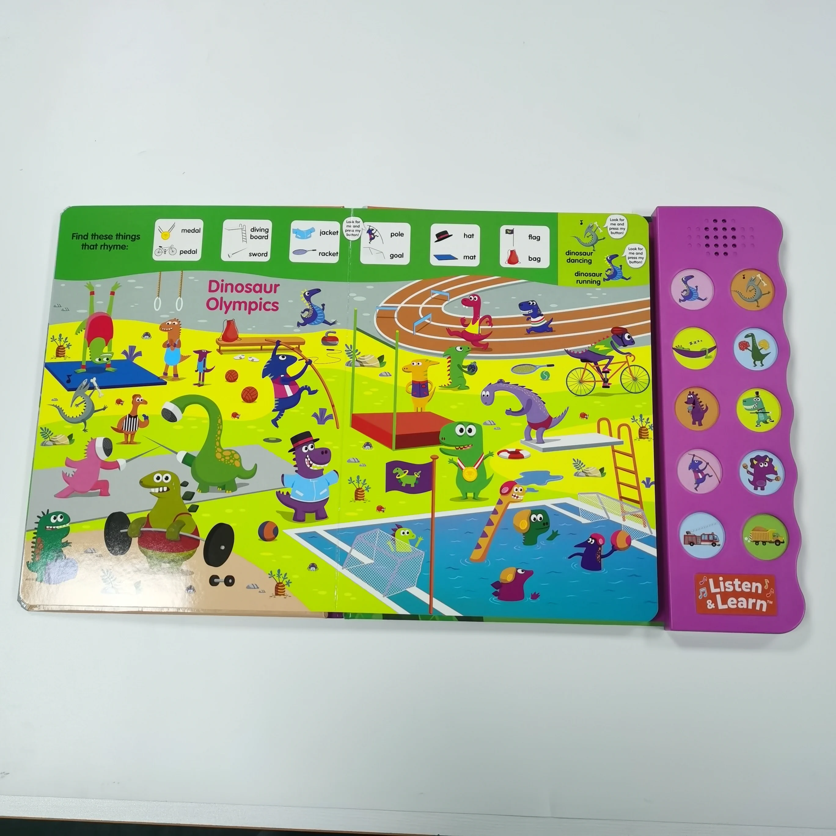 English Audio Books Custom Language Chinese Sound Music Book Children Books With Sound